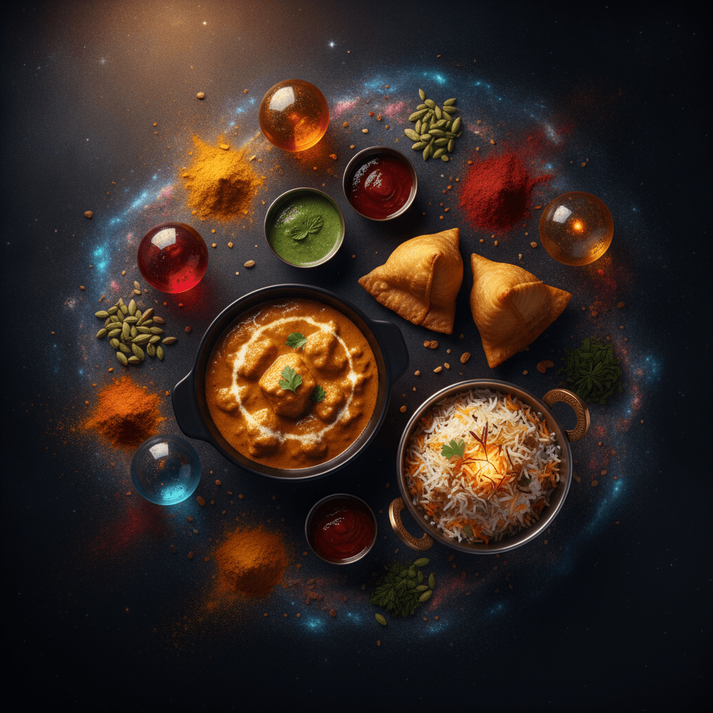 Indian Food Spread